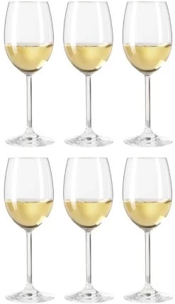 Leonardo Witte Wijnglazen Daily - 370 Ml - 6 Stuks