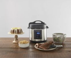 Crockpot Express Slowcooker + Snelkookpan - Uitneembare Binnenpan - 5.6 Liter - CR089 Met Stoommand & Tang) 12 Crockpot Express Slowcooker + Snelkookpan - Uitneembare Binnenpan - 5.6 Liter - CR089 Met Stoommand & Tang) -Keukenbenodigdheden Winkel Crockpot Express Slowcooker Snelkookpan CR089 5.6 Liter 3