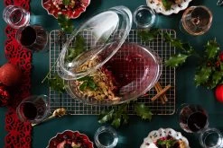 Sareva Ovenschaal Met Deksel - Hittebestendig Glas - Ovaal - 28 X 19 Cm / 4 Liter 5 Sareva Ovenschaal Met Deksel - Hittebestendig Glas - Ovaal - 28 X 19 Cm / 4 Liter -Keukenbenodigdheden Winkel Crumble in ovenschaal en vershoudbakjes 3