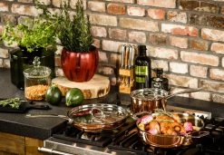 DUCQ Steelpan Met Deksel - Koper - ø 16 Cm / 1.5 Liter -Keukenbenodigdheden Winkel DUCQ 030