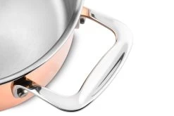 DUCQ Kookpan - Koper - ø 20 Cm / 2 Liter -Keukenbenodigdheden Winkel DUCQ handle 1