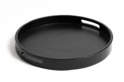 Jay Hill Dienblad Acacia Zwart ø 35 Cm 7 Jay Hill Dienblad Acacia Zwart ø 35 Cm -Keukenbenodigdheden Winkel Dienblad Witte achtergrond