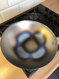 Wokpan Voccelli - Plaatstaal - ø 25 Cm - Zonder Anti-aanbaklaag -Keukenbenodigdheden Winkel IMG 0741