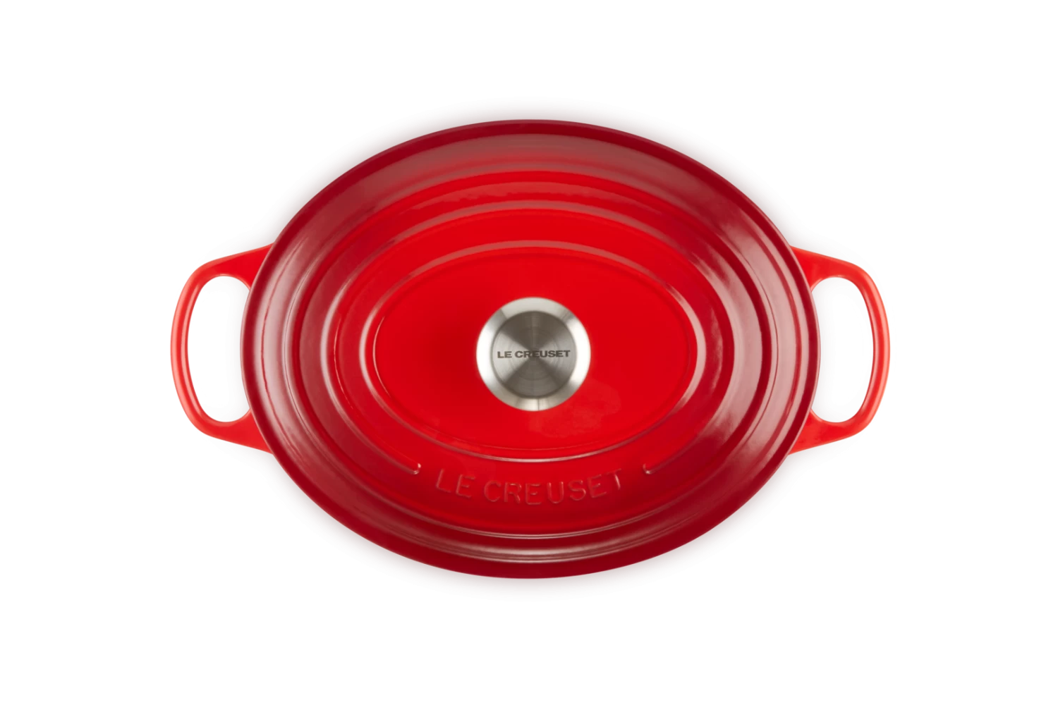 Le Creuset Braadpan Signature - Ovaal - Kersenrood - ø 33 Cm / 7.5 Liter 4 Le Creuset Braadpan Signature - Ovaal - Kersenrood - ø 33 Cm / 7.5 Liter - Afbeelding 4