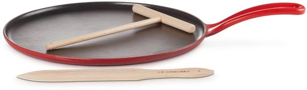 Le Creuset Pannenkoekenpan Tradition - Kersenrood - ø 27 Cm 1 Le Creuset Pannenkoekenpan Tradition - Kersenrood - ø 27 Cm