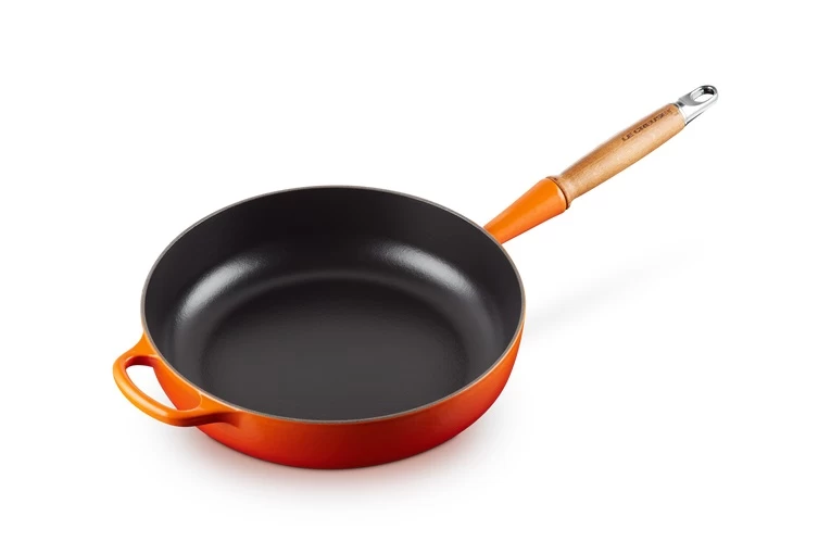 Le Creuset Hapjespan Signature - Oranjerood - ø 28 Cm / 3.6 Liter- Geëmailleerde Anti-aanbaklaag 2 Le Creuset Hapjespan Signature - Oranjerood - ø 28 Cm / 3.6 Liter- Geëmailleerde Anti-aanbaklaag - Afbeelding 2