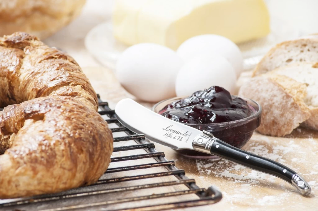 Laguiole Style De Vie Botermessen Zwart - 4 Stuks 3 Laguiole Style De Vie Botermessen Zwart - 4 Stuks - Afbeelding 3