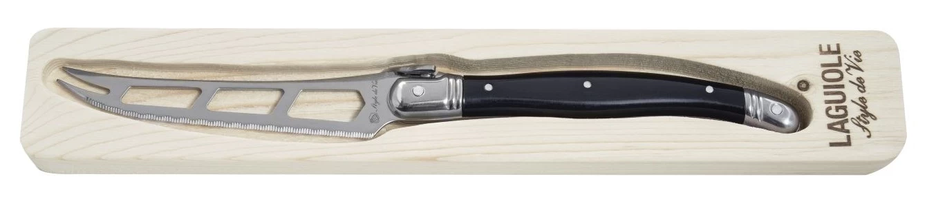 Laguiole Style De Vie Kaasmes Zwart 1 Laguiole Style De Vie Kaasmes Zwart