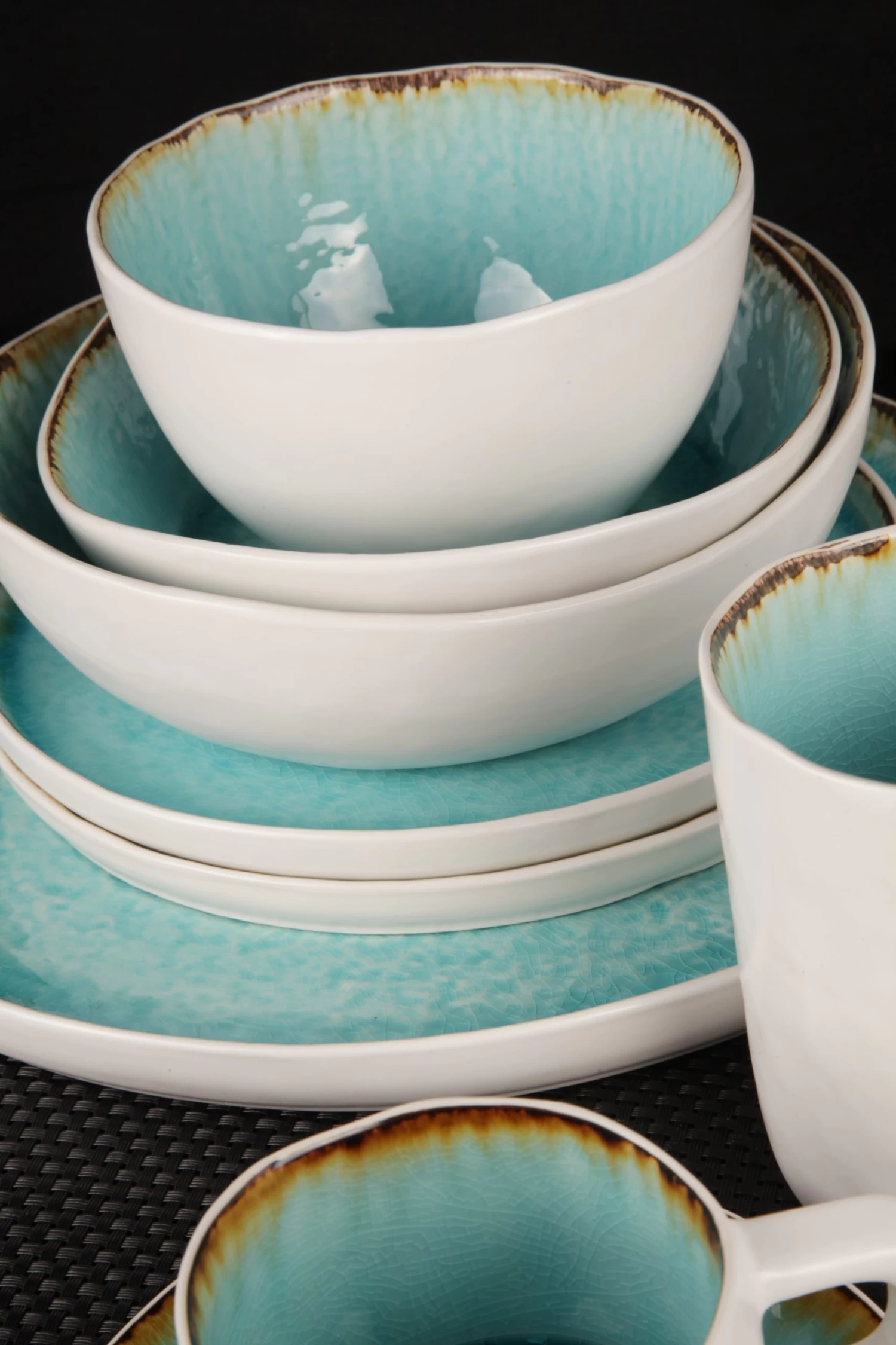 Cosy & Trendy Koffieschotel Laguna Azzurro ø 15 Cm 2 Cosy & Trendy Koffieschotel Laguna Azzurro ø 15 Cm - Afbeelding 2