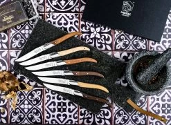 Laguiole Style De Vie Steakmessen Luxury Line 6 Stuks 8 Laguiole Style De Vie Steakmessen Luxury Line 6 Stuks -Keukenbenodigdheden Winkel Luxury line steakmessen gemengd hout sf gr 3