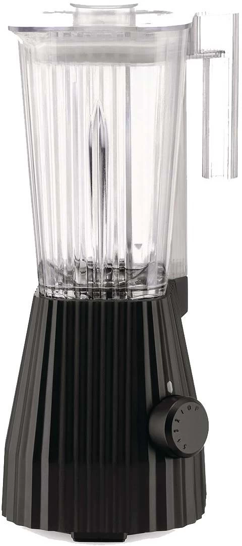 Alessi Blender Plissé - 5 Snelheden + Turbostand - Zwart - Michele De Lucchi - 1.5 Liter - MDL09 B 1 Alessi Blender Plissé - 5 Snelheden + Turbostand - Zwart - Michele De Lucchi - 1.5 Liter - MDL09 B