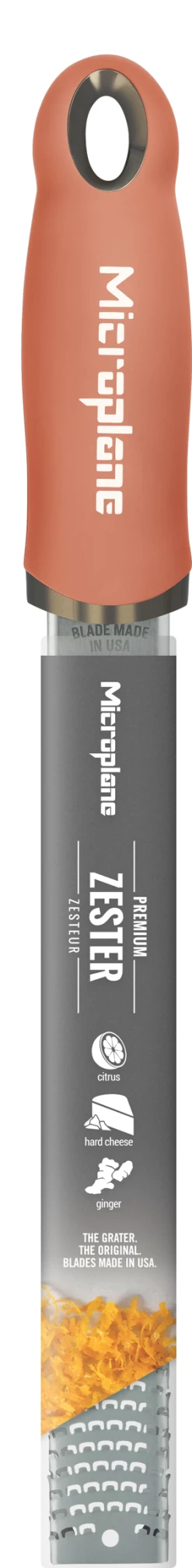 Microplane Rasp Premium Classic - Fijn - Cinnamon Orange -Keukenbenodigdheden Winkel Microplane Premium Classic 46823 Zester Cinnamon Orange decall