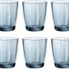 Bormioli Rocco Waterglazen Pulsar - Blauw - 300 Ml - 6 Stuks