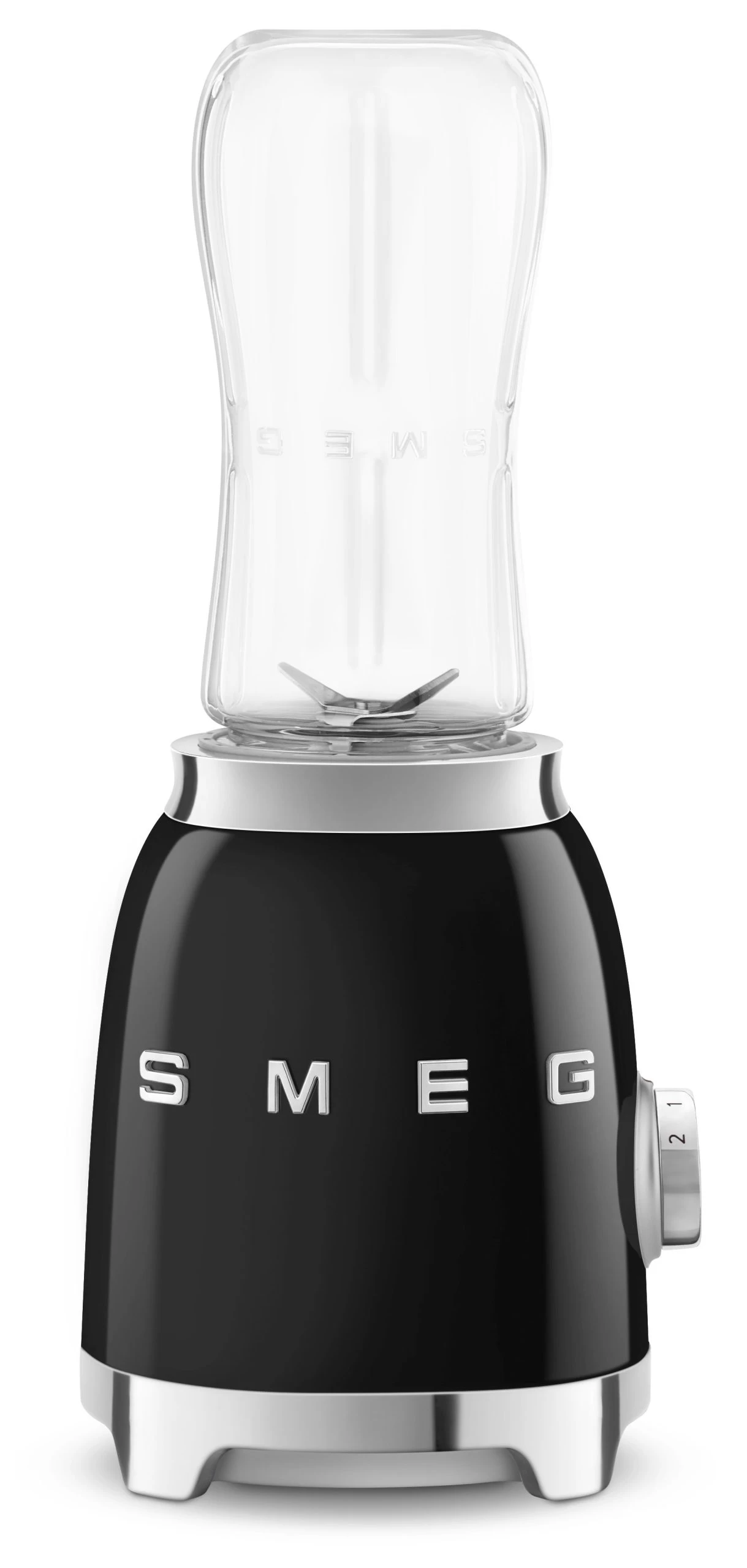 SMEG Smoothie Blender - Compact - Zwart - 600 Ml - PBF01BLEU 1 SMEG Smoothie Blender - Compact - Zwart - 600 Ml - PBF01BLEU