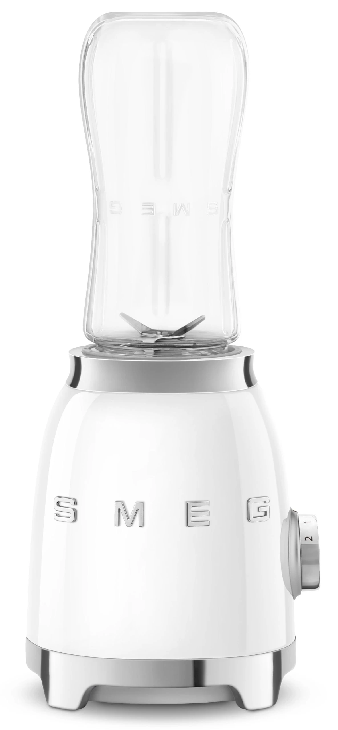 SMEG Smoothie Blender - Compact - Wit - 600 Ml - PBF01WHEU 1 SMEG Smoothie Blender - Compact - Wit - 600 Ml - PBF01WHEU