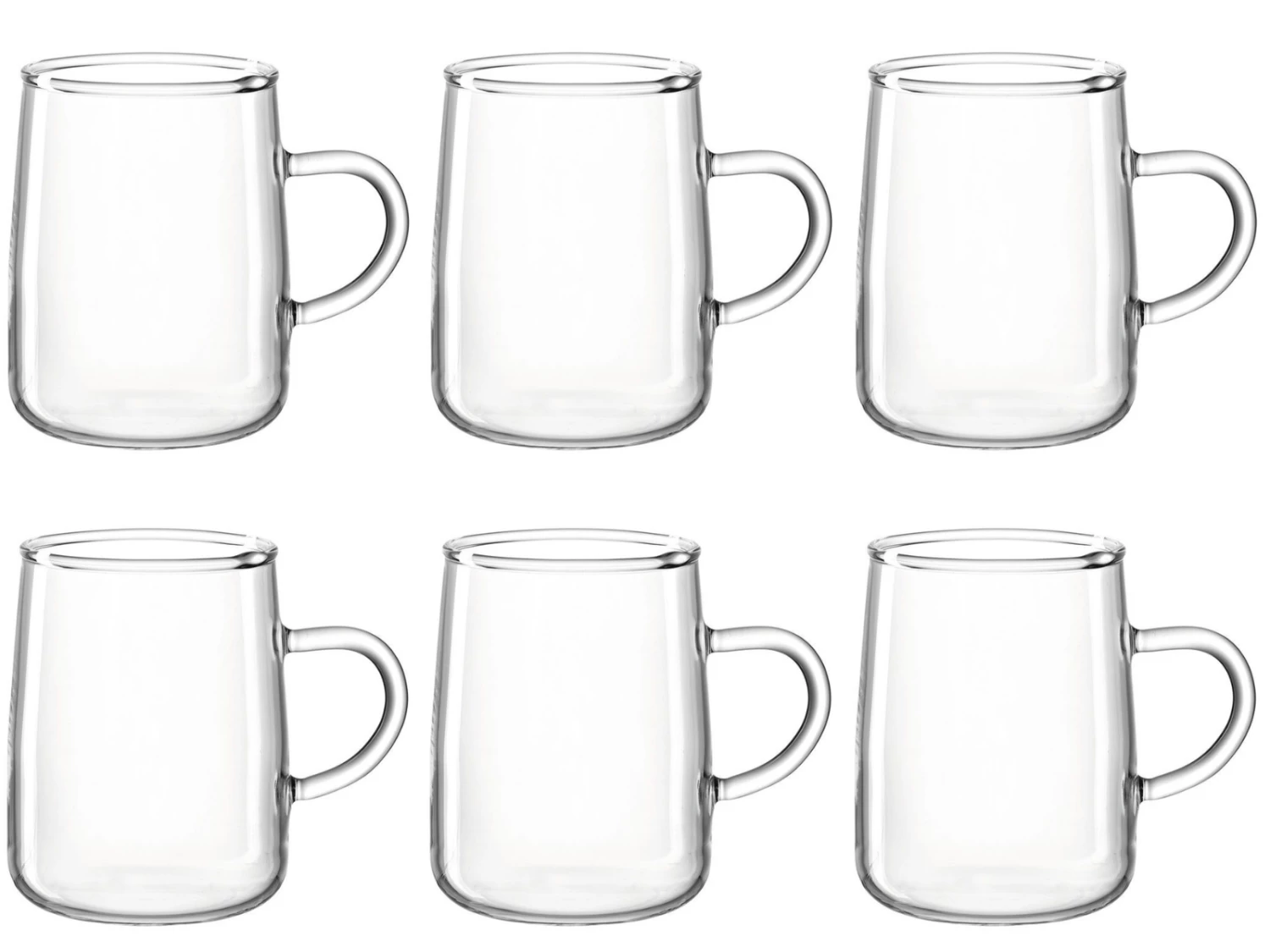 Montana Theeglazen - Hittebestendig Glas - 300 Ml - 6 Stuks 1 Montana Theeglazen - Hittebestendig Glas - 300 Ml - 6 Stuks
