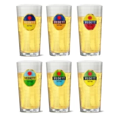Vedett Bierglazen Extra - 330 Ml - 6 Stuks
