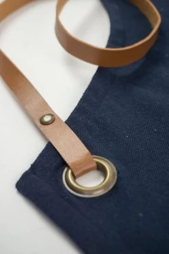 KOOK Keukenschort Recycled Donkerblauw 90 X 70 Cm -Keukenbenodigdheden Winkel R21.095