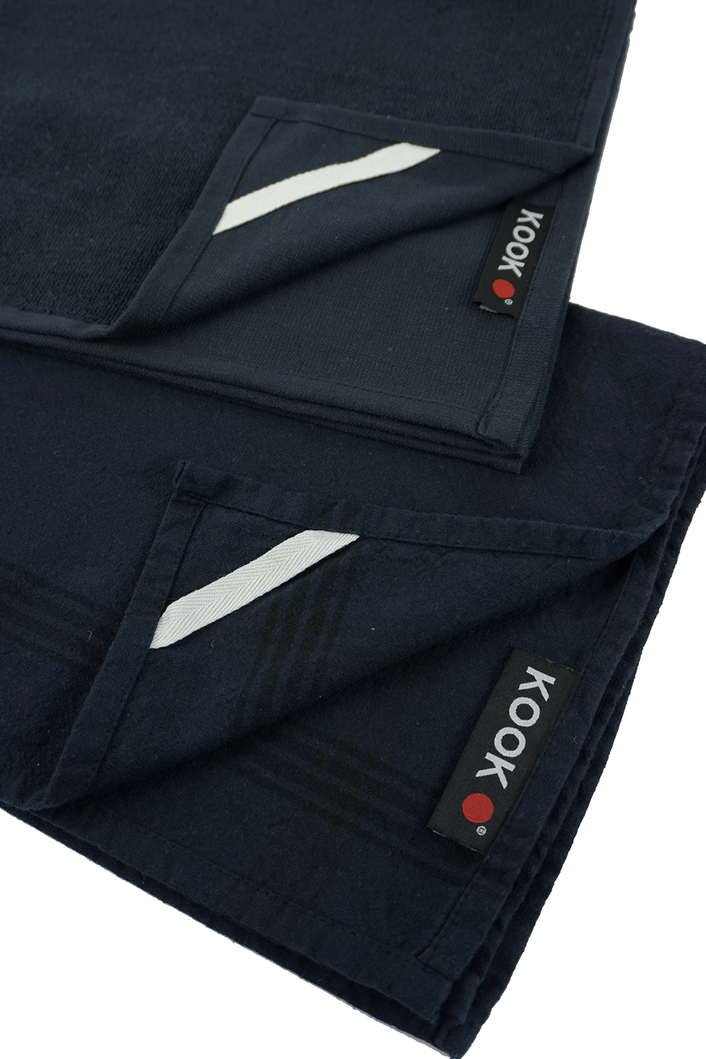 KOOK Keukenhanddoek Doubleface Navy 50 X 70 Cm 2 KOOK Keukenhanddoek Doubleface Navy 50 X 70 Cm - Afbeelding 2