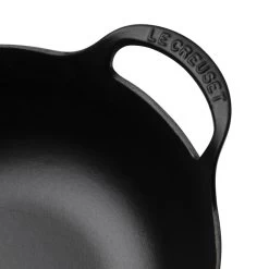 Le Creuset Wokpan / Balti Dish - Mat Zwart - ø 24 Cm / 2.7 Liter - Geëmailleerde Anti-aanbaklaag -Keukenbenodigdheden Winkel RS6769 20142247220460 4 scr 1