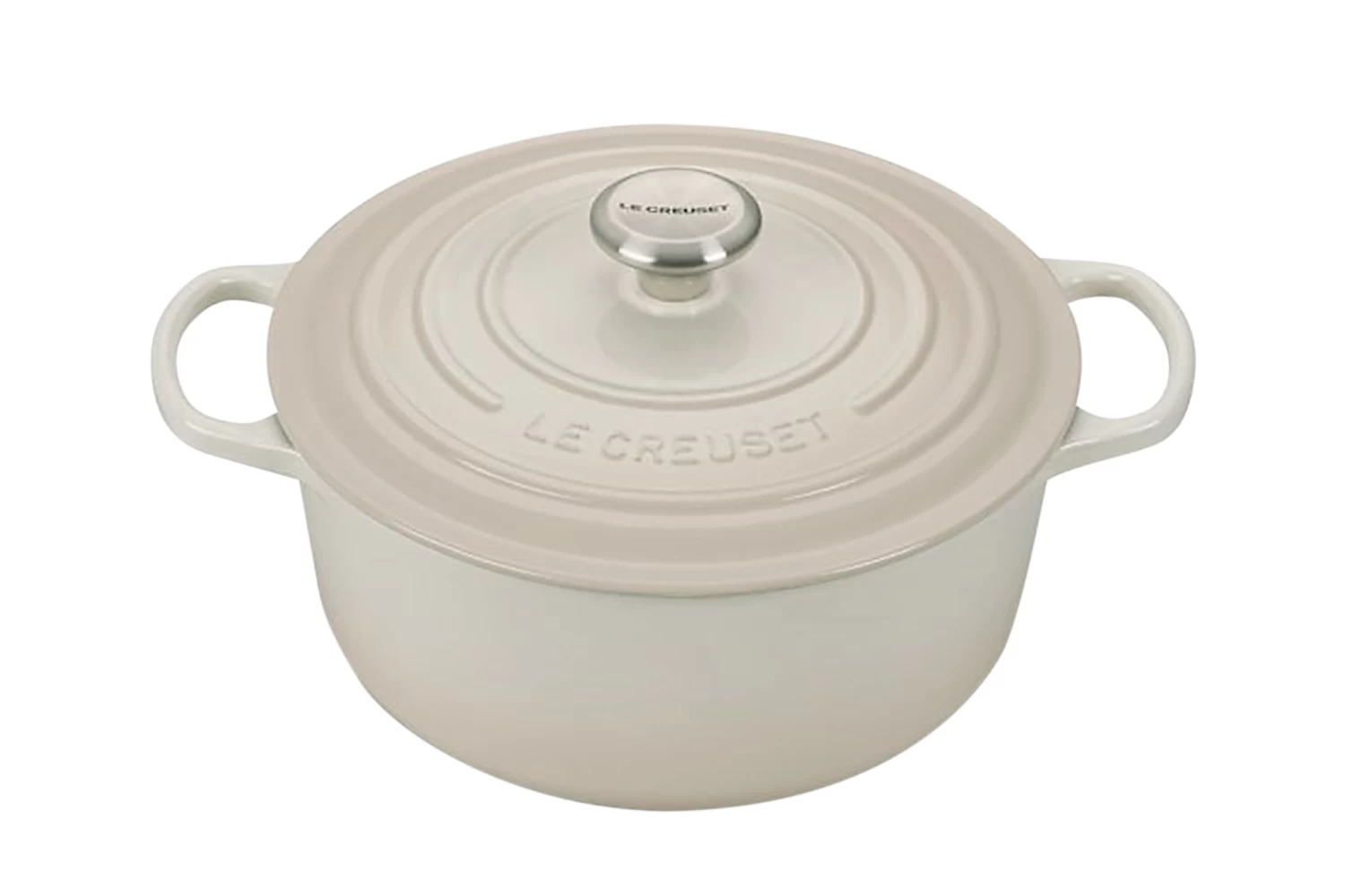 Le Creuset Braadpan Signature - Meringue - ø 26 Cm / 5.3 Liter 2 Le Creuset Braadpan Signature - Meringue - ø 26 Cm / 5.3 Liter - Afbeelding 2