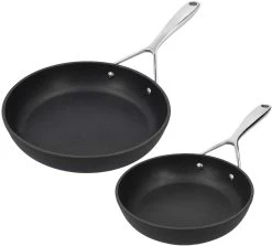 Demeyere Koekenpannen Alu Plus 3 - Duraslide - ø 24 + 28 Cm - Standaard Anti-aanbaklaag