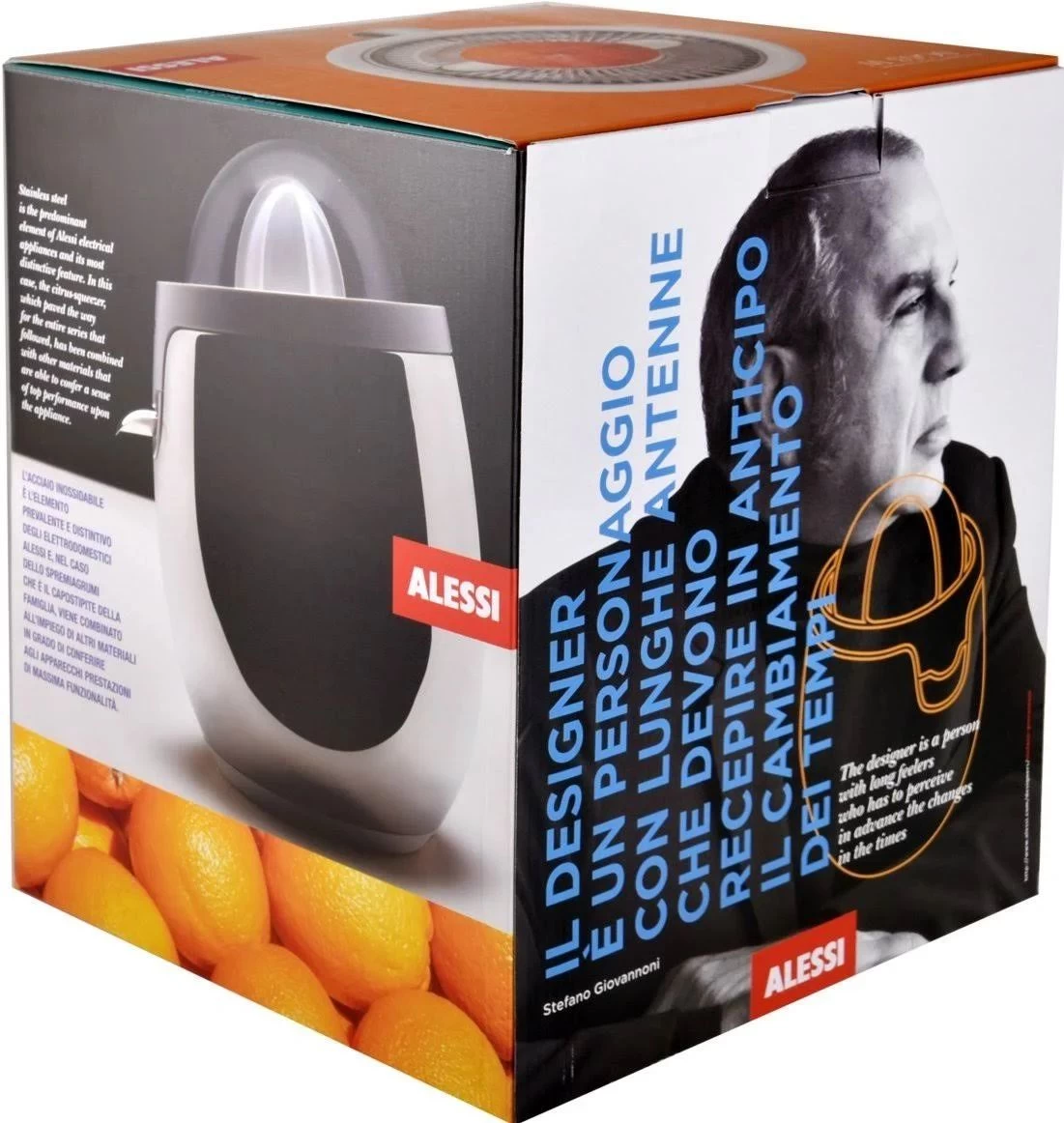 Alessi Elektrische Citruspers - SG63 W - Door Stefano Giovannoni 7 Alessi Elektrische Citruspers - SG63 W - Door Stefano Giovannoni - Afbeelding 7