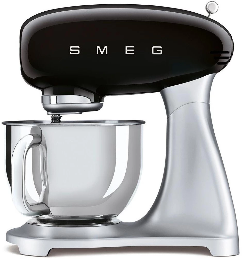SMEG Keukenmachine - 800 W - Zwart - 4.8 Liter - SMF02BLEU 1 SMEG Keukenmachine - 800 W - Zwart - 4.8 Liter - SMF02BLEU