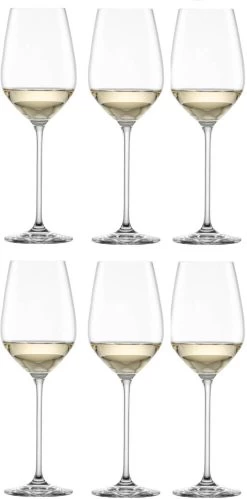 Schott Zwiesel Wijnglazen Fortissimo - Set 18 Delig - Witte En Rode Wijnglazen & Gin Tonic Glazen -Keukenbenodigdheden Winkel Schott Zwiesel Witte Wijnglazen Fortissimo 420 ml 6 Stuks