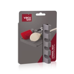Vacu Vin Lepelhouder - Grijs -Keukenbenodigdheden Winkel UtensilRest Grey Packshot VV9