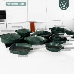 Westinghouse Braadpan Performance - Gracious Green - ø 24 Cm / 4.5 Liter 16 Westinghouse Braadpan Performance - Gracious Green - ø 24 Cm / 4.5 Liter -Keukenbenodigdheden Winkel WCCC0095024SG 6