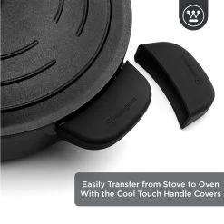 Westinghouse Hapjespan Performance - Blissful Black - ø 28 Cm / 4.1 Liter - Standaard Anti-aanbaklaag 12 Westinghouse Hapjespan Performance - Blissful Black - ø 28 Cm / 4.1 Liter - Standaard Anti-aanbaklaag -Keukenbenodigdheden Winkel WCCC0095L28BK 5