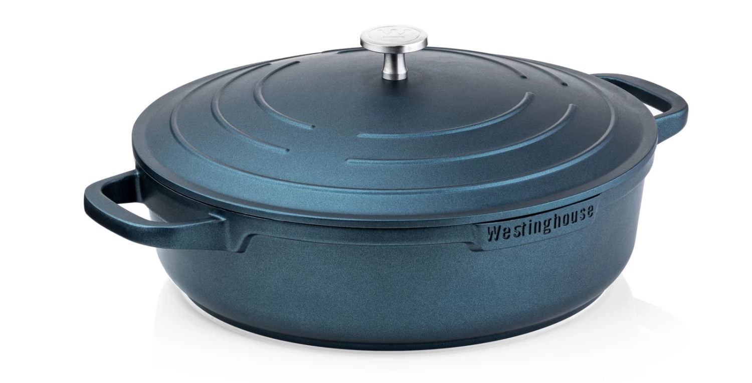 Westinghouse Hapjespan Performance - Bravery Blue - ø 28 Cm / 4.1 Liter - Standaard Anti-aanbaklaag 1 Westinghouse Hapjespan Performance - Bravery Blue - ø 28 Cm / 4.1 Liter - Standaard Anti-aanbaklaag