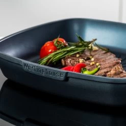 Westinghouse Grillpan Performance - Bravery Blue - 28 X 28 Cm - Standaard Anti-aanbaklaag -Keukenbenodigdheden Winkel WCFP0095G28BL 7