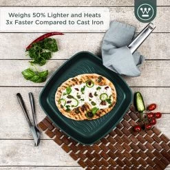 Westinghouse Grillpan Performance - Gracious Green - 28 X 28 Cm - Standaard Anti-aanbaklaag -Keukenbenodigdheden Winkel WCFP0095G28SG 2