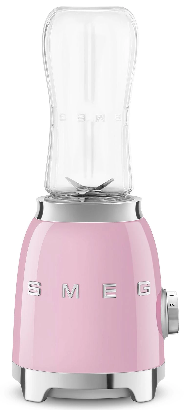 SMEG Smoothie Blender - Compact - Roze - 600 Ml - PBF01PKEU 1 SMEG Smoothie Blender - Compact - Roze - 600 Ml - PBF01PKEU