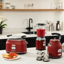 Westinghouse Blender Retro Collections - Cranberry Red - 1.5 Liter - WKBE221RD 14 Westinghouse Blender Retro Collections - Cranberry Red - 1.5 Liter - WKBE221RD -Keukenbenodigdheden Winkel WKBE221RD Retro Table Blender 5