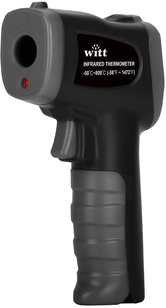 Witt Pizza Infrarood Laser Thermometer -50 ~ 800 °C Voor Pizza Ovens 1 Witt Pizza Infrarood Laser Thermometer -50 ~ 800 °C Voor Pizza Ovens