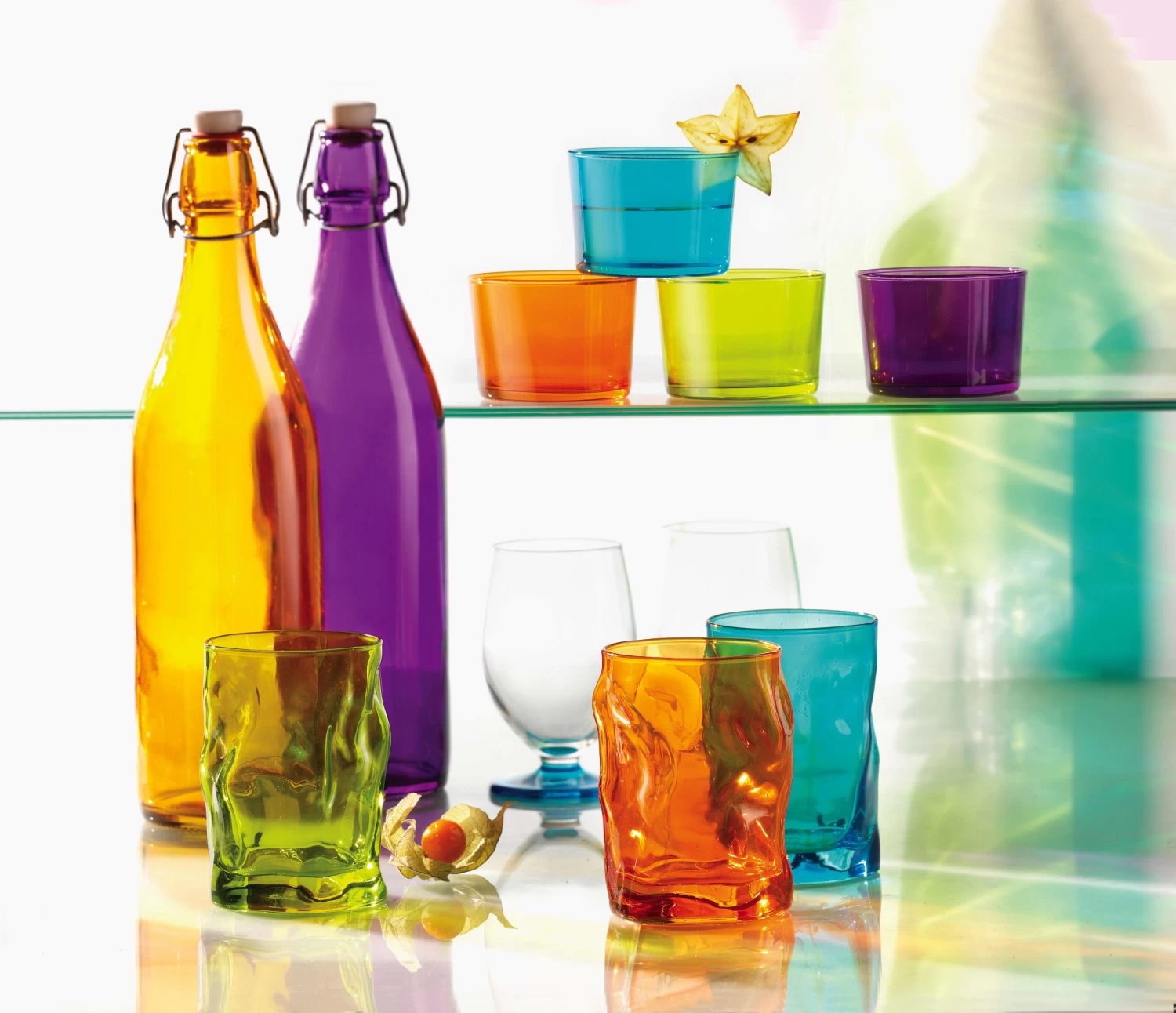 Bormioli Rocco Beugelfles / Weckfles Giara - Groen - 1 Liter 3 Bormioli Rocco Beugelfles / Weckfles Giara - Groen - 1 Liter - Afbeelding 3