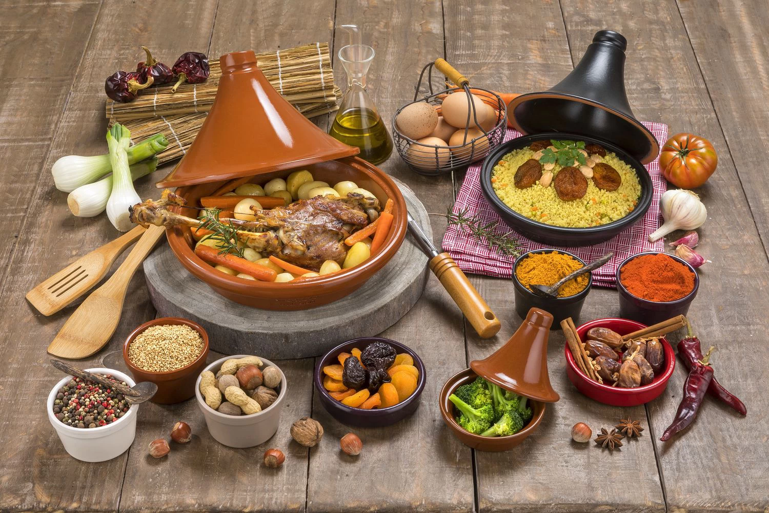 Cookinglife Tajine Regas - Aardewerk - Terracotta - ø 32 Cm / 3 Liter 7 Cookinglife Tajine Regas - Aardewerk - Terracotta - ø 32 Cm / 3 Liter - Afbeelding 7