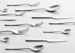 Alessi Dessertvork Ovale - REB09/5 - Door Ronan & Erwan Bouroullec -Keukenbenodigdheden Winkel dezeen Ovale cutlery by Ronan and Erwan Bouroullec for Alessi 12 1 2