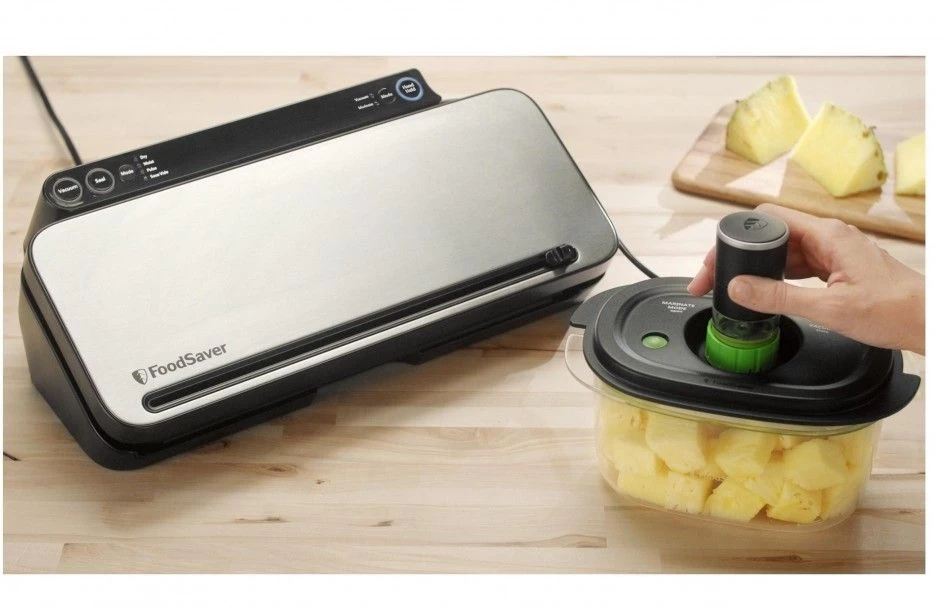 FoodSaver Vacumeermachine Profi Line Plus - RVS - VS3190X 4 FoodSaver Vacumeermachine Profi Line Plus - RVS - VS3190X - Afbeelding 4