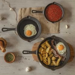 Blackwell Koekenpan - Gietijzer - ø 25 Cm - Zonder Anti-aanbaklaag -Keukenbenodigdheden Winkel jh gietijzer 002 2 2