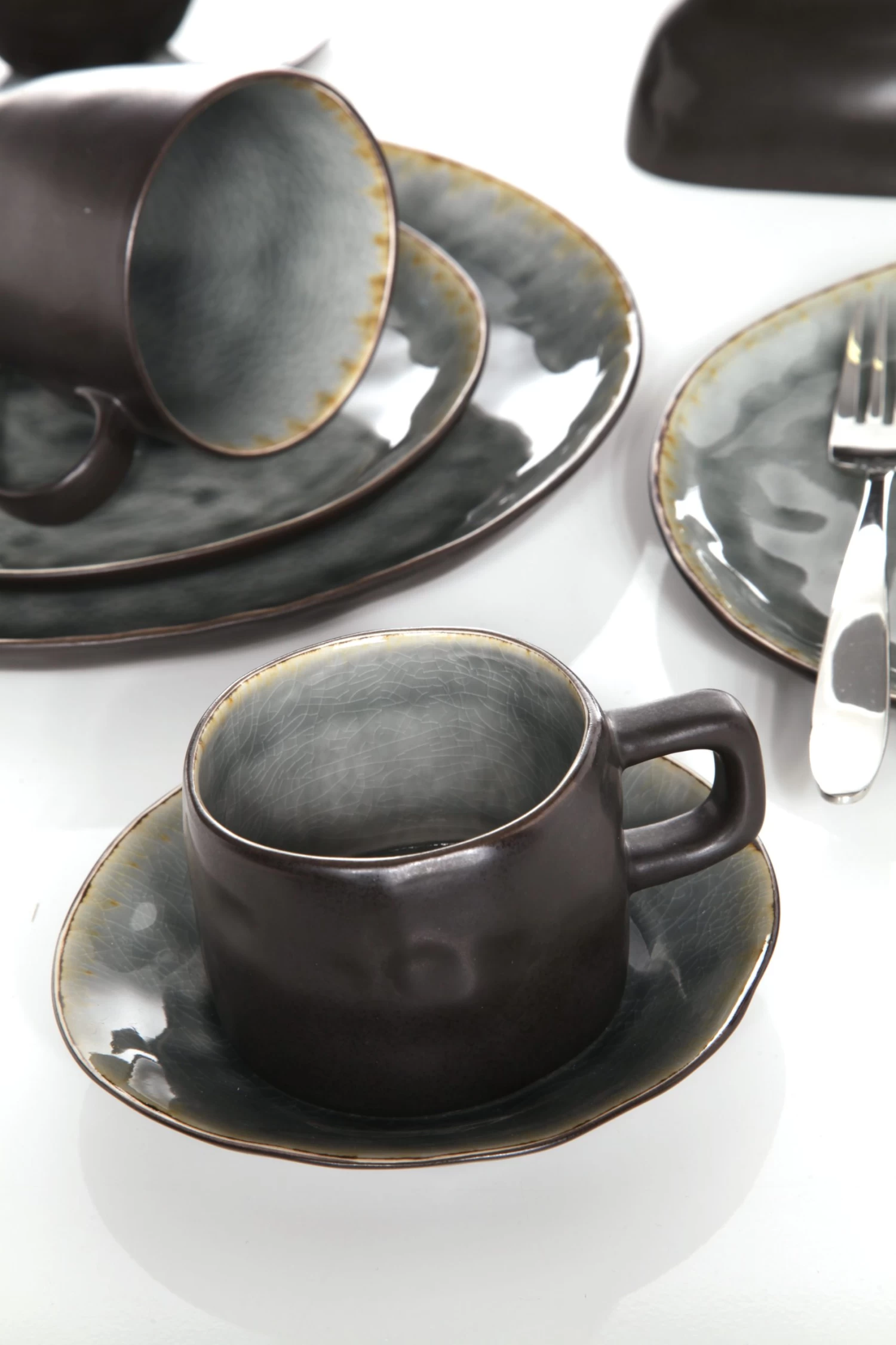 Cosy & Trendy Theekop Laguna Blue Grey 230 Ml 2 Cosy & Trendy Theekop Laguna Blue Grey 230 Ml - Afbeelding 2