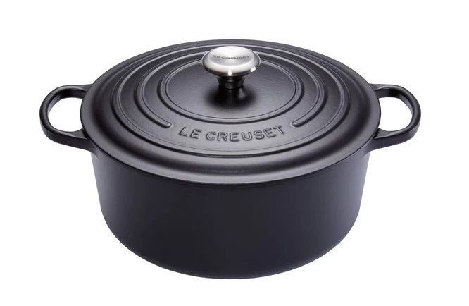 Le Creuset Braadpan Signature - Mat Zwart - ø 24 Cm / 4.2 Liter 1 Le Creuset Braadpan Signature - Mat Zwart - ø 24 Cm / 4.2 Liter