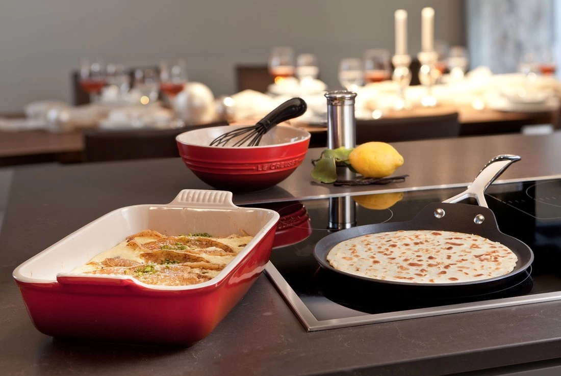 Le Creuset Pannenkoekenpan Les Forgées TNS - ø 28 Cm - Standaard Anti-aanbaklaag 3 Le Creuset Pannenkoekenpan Les Forgées TNS - ø 28 Cm - Standaard Anti-aanbaklaag - Afbeelding 3