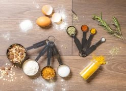 Sareva Maatschepjes - Zwart - 4-delig -Keukenbenodigdheden Winkel maatschepjes0 5 1