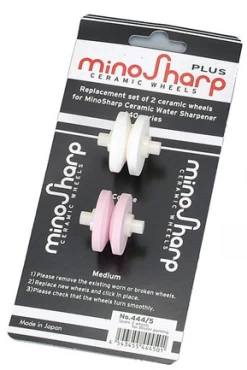 Minosharp Reserve Wieltjes Voor Minosharp Waterslijper 0440 - 2 Stuks 7 Minosharp Reserve Wieltjes Voor Minosharp Waterslijper 0440 - 2 Stuks -Keukenbenodigdheden Winkel minosharp slijpset verpakking 440