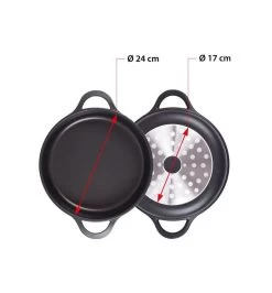 Valira Braadpan Met Deksel Aire - ø 24 Cm / 2.5 Liter -Keukenbenodigdheden Winkel non stick short casserole induction 14