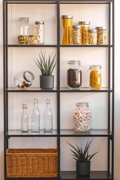 Sareva Voorraadpot - Glas / RVS Deksel - ø 8 Cm / 800 Ml 7 Sareva Voorraadpot - Glas / RVS Deksel - ø 8 Cm / 800 Ml -Keukenbenodigdheden Winkel opbergglas stellingkast 5 4